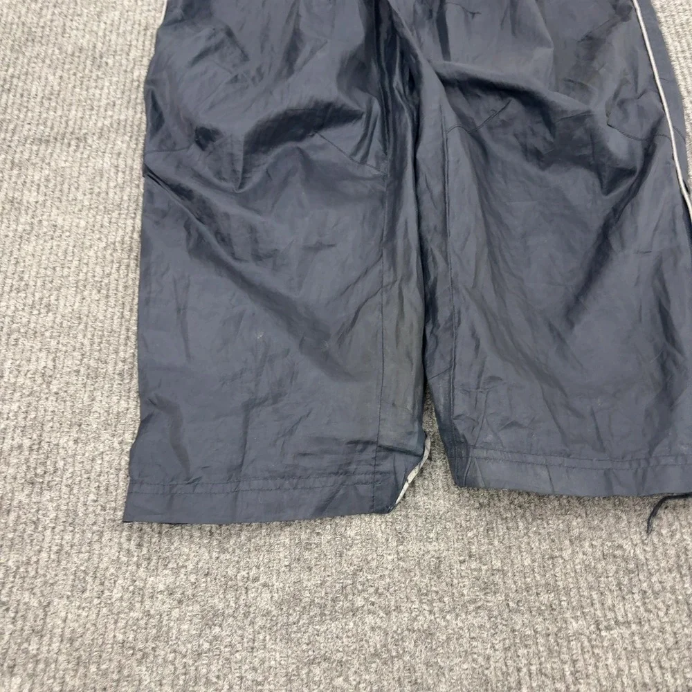 Umbro Track Pants Mens L Navy Blue Polyester Side Stripe Athletic Gorpcore Style